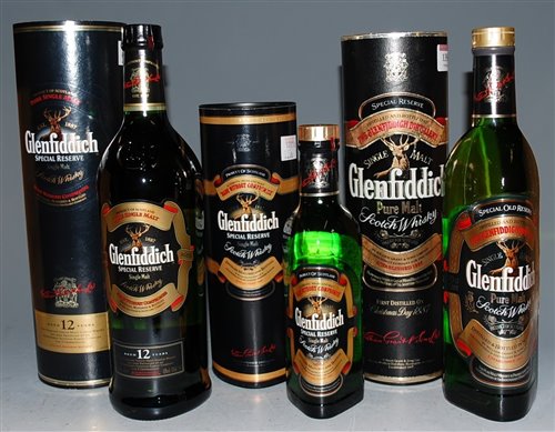 Lot 1356 - Glenfiddich aged 12 years Special Reserve...