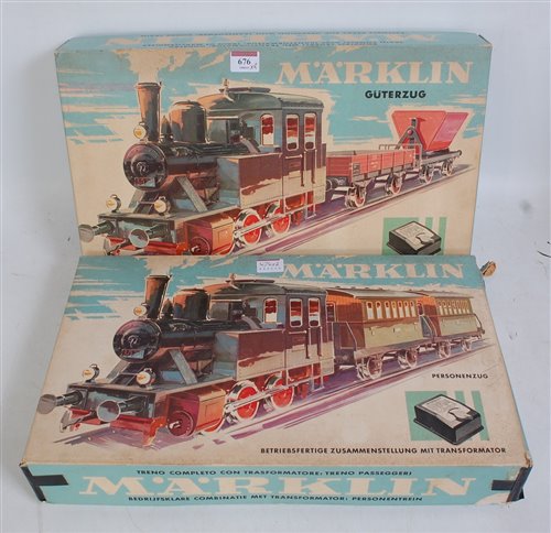 Lot 676 - Marklin H0 ref. 2939 freight train set...