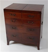 Lot 2679 - An early 19th century mahogany and satinwood...