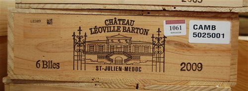Lot 1061 - Château Leoville Barton 2009 Saint Julien -...