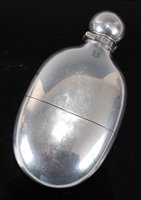 Lot 439 - A fine quality Victorian silver hip flask of...