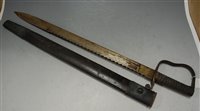 Lot 212 - An 1856 pattern Pioneer sword the 57cm saw...