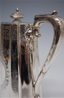 Lot 2174 - A Victorian silver coffee pot, of tapering...