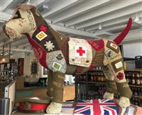 Lot 2436 - World War One centenary Art Trail - patchwork...