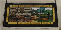 Lot 2440 - World War One centenary Art Trail - stained...