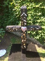 Lot 2442 - World War One centenary Art Trail - oak Trench...