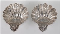 Lot 2147 - A pair of Victorian style bonbon dishes, of...