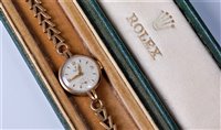 Lot 2358 - A lady's Rolex Precision wristwatch, the round...