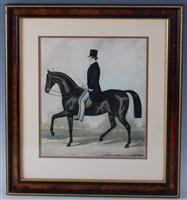 Lot 497 - English school, 19th century, Gentleman on...