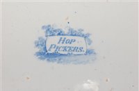 Lot 2087 - A mid-19th century blue and white printed soup...