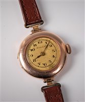 Lot 2360 - An early 20th century lady's 9ct gold Rolex...