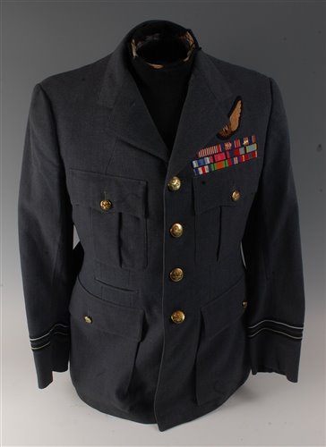 Lot 20 - A post WW II R.A.F. navigators dress tunic,...