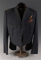 Lot 21 - A WW II R.A.F. navigators battle dress blouse...