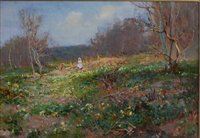 Lot 2543 - Ernest Charles Walbourn (1872-1927) - Spring,...