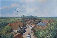 Lot 2532 - Clive Madgwick (1934-2005) - Kersey village...