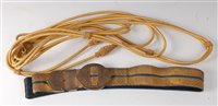 Lot 179 - An Indian Army Reserve of Officer's dress belt,...