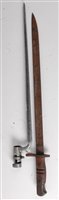 Lot 193 - An American 1913 pattern Remington bayonet,...