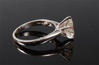 Lot 2227 - A diamond solitaire ring, the round brilliant...