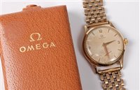 Lot 2372 - A mid 20th century gentlemans 9ct Omega...