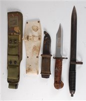Lot 288 - A Russiam AKM type I bayonet housed in a...