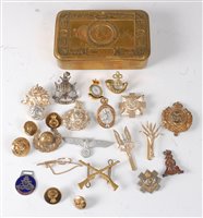 Lot 309 - A WW I Princess Mary Christmas gift tin and...