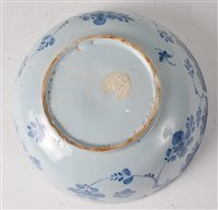 Lot 2078 - A mid-18th century English Delft colander bowl,...