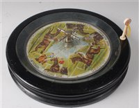 Lot 431 - A Sandown roulette horse racing wheel by F.H....