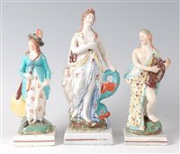 Lot 2101 - An early 19th century Staffordshire pearlware...