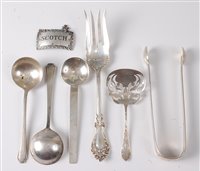 Lot 2170 - Sundry American sterling silver flatware, to...