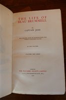 Lot 2063 - JESSE, Captain, The Life of Beau Brummell,...