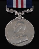 Lot 349 - A Geo. V. Military medal, naming neatly erased.