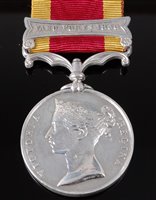 Lot 357 - A Second China War medal (1857-60) with Taku...