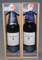 Lot 1288 - Warre's 1992 LBV Port, two bottles, in...