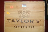 Lot 1290 - Taylor's 2000 vintage Port. twelve bottles (OWC)
