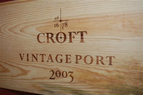 Lot 1291 - Croft 2003 vintage Port, twelve bottles (OWC)
