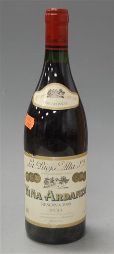 Lot 1079 - Vina Ardanza 1989 Rioja, one bottle