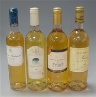 Lot 1188 - Château Septy 1997 Monbazillac, three bottles;...