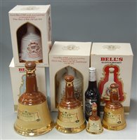 Lot 1372 - Assorted Bell's Scotch Whisky in Wade...