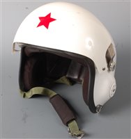 Lot 401 - A Russian fighter pilots helmet.