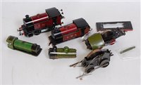 Lot 315 - A small box of 4 locos for spares/repairs...