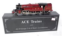 Lot 324 - Ace maroon gloss lined LMS 2-6-4T Stanier...