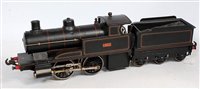 Lot 326 - Bing GI live steam black 0-4-0 loco No. 1902...
