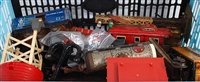 Lot 351 - 2x large plastic trays of assorted Marx...