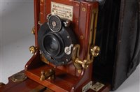 Lot 254 - A James A Sinclair 'The Una' hand camera, 3¼ x...