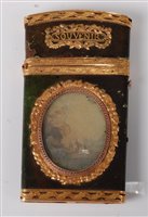 Lot 2391 - A late 18th century French leather and gold...