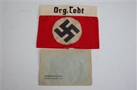 Lot 603 - A German Org. Todt armband.