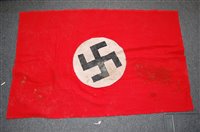 Lot 604 - A German NSDAP flag, 70 x 112cm.