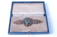 Lot 620 - A German Luftwaffe Night fighter clasp, cased.