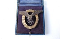 Lot 621 - A German Luftwaffe Pilot Observer...