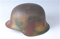 Lot 636 - A German M40 pattern steel helmet.